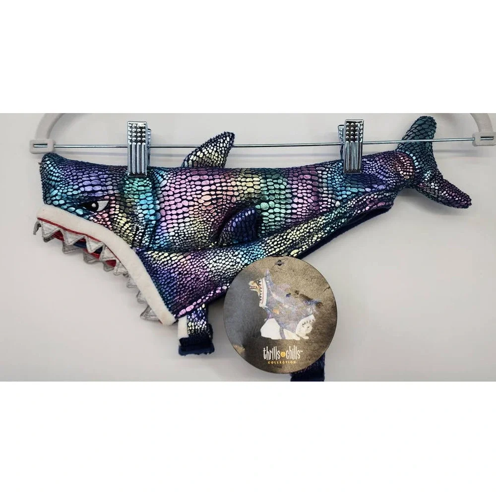 NWT Thrills & Chills Pet Cat / Dog Shark Costume‎ XS